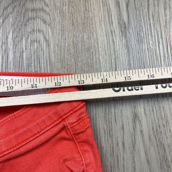 Rag & Bone Jeans Womens 26 Red Skinny Stretch Ankle Zip PFD Style W15270337 - Picture 9 of 11